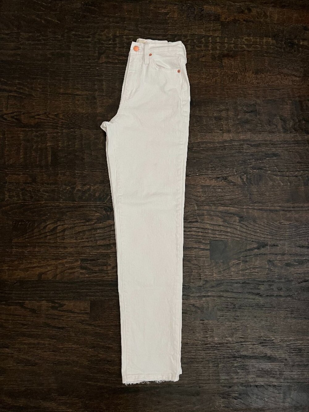 Levi's White High Rise Jeans 00R